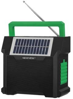 Акустика Newvew NV-9153 Solar Panel/BT/USB/TF/FM Green NWVW-NV-9153-GN