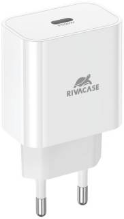 Зарядка RivaCase 1xUSB Type-C PD 20 Вт white PS4101 W00 (White)