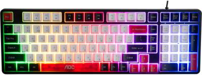 Клавиатура AOC GK116H1 LED USB UA White/Red/Black GK116H1/97