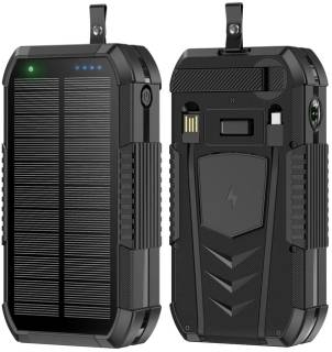 Павербанк Aura NRG-40SE ARM SOLAR 40000mAh Wireless Dynamo chargi PBANRG40SEB