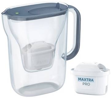 Фильтр BRITA Style Essential MXPro 2.4л з картриджем сіро-блаки 1058042