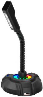 Микрофон HP DHP-1100C RGB backlit 3.5мм+USB Black