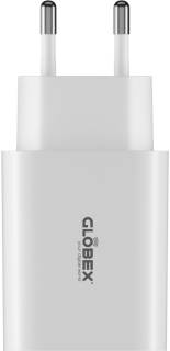 Зарядка Globex USB-C 20W FastPower white 20WC1A