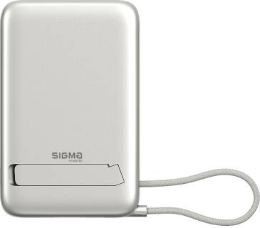 Павербанк Sigma X-power SI10A8QL-MAG silver 10000mAh, Magnetic wir 4827798161012