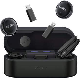 Микрофон Boya LINK 3-01 Type-C/TRS/Lightning Black