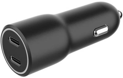 Зарядка Gembird 2xUSB-C (PD 20W) black TA-UC-C2PD40-CAR-01