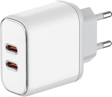 Зарядка ColorWay Power Delivery Port PPS USB (Type-C PD + Type-C PD CW-CHS048PD-WT