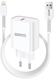 Зарядка Armorstandart AR012 Basic USB 24W + cable USB to Lightning White ARM69894