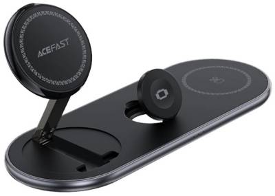 Зарядка ACEFAST Wireless QI 3in1 15W E19 Qi2 6974316283096