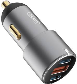 Зарядка XO CC45 1 USB QC 3.0 + 2 Type-C PD (60W) Black XO-CC45-BK