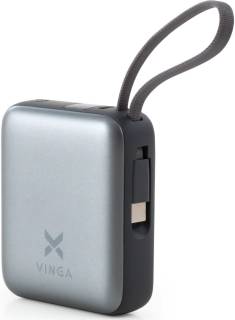 Павербанк Vinga 10000 mAh 35W Display Cable VPBB1035C
