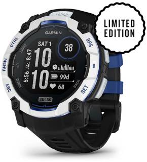 Часы Garmin Instinct 3, 50mm, Solar, Whitestone with Black Ban 010-02935-03