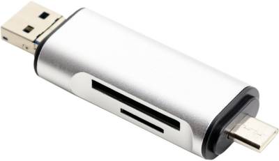 Разветвитель XoKo AC-440 Type-C USB 3.0 and MicroUSB/SD Card Reader XK-AС-440