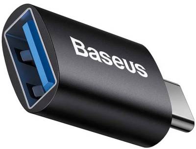 Аксессуар Baseus OTG USB 3.1 AF to USB-C black ZJJQ000001