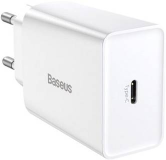 Зарядка Baseus Speed Mini Quick Charger White CCFS-SN02