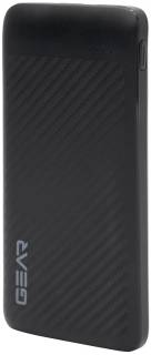 Павербанк GEAR 10000mAh, 10W, USB-TypeC, 2*USB-A, Micro-USB, blac SL10