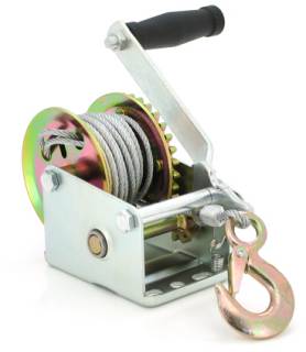 Лебедка VOLTRONIC WO800LB ручна барабанна, до 230кг, довжина троса 7