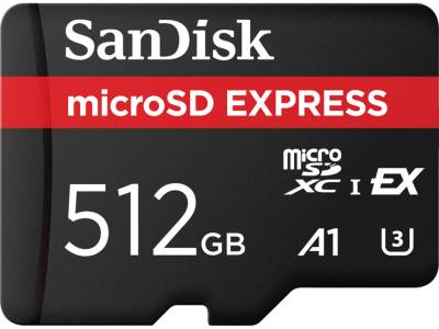 Флешка SanDisk 512GB microSDXC class 10 UHS-I U3 A1 Express SDSQXFN-512G-GN4NN