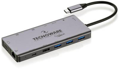 Разветвитель TecnoWare Dock Station USB TYPE-C 13 in 1 Adapter HUB FHUB17692
