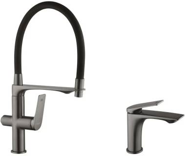 Смеситель Kroner Graz-GRP03815 + змішувач Graz-GRP010 CVS30147