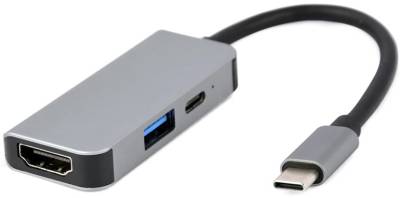 Разветвитель CABLEXPERT USB-C 3-in-1 (USB/HDMI/PD) A-CM-COMBO3-02