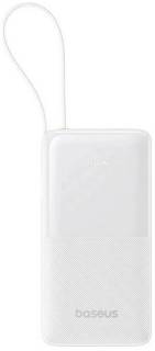 Павербанк Baseus Bipow 2 20000mAh 20W with USB-C cable white P10077101213-01