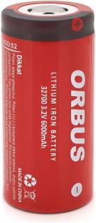Аккумулятор ORBUS 32700 LiFEPO4, 6000mAh, 3.2V, RED/GREY ORB32700-48G