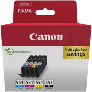 Картридж Canon CLI-551Multipack BK,C,M,Y 6509B015