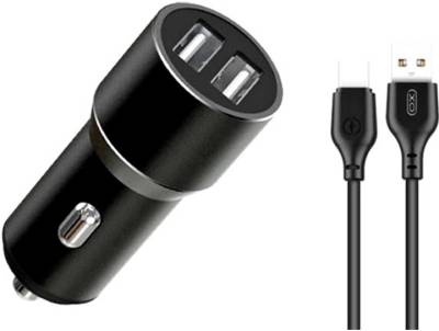 Зарядка XO 1xUSB + cable USB to USB-C TZ09 black 6920680873500