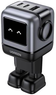 Зарядка Ugreen 1xUSB + 2xUSB-C 65W GaN CD361 gray 25685B