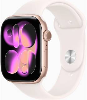 Часы Apple Watch Series 11 GPS 46mm Rose Gold Aluminium Case MEV64RK/A