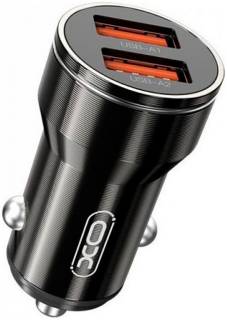 Зарядка XO 2xUSB 12W black CC48.black