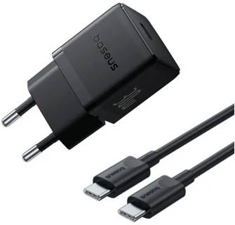 Зарядка Baseus Palm Fast Charger 1C 30W + Cable 1.0m Type-C 60W b P10111605113-01