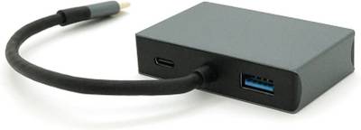 Разветвитель VOLTRONIC USB-C 4-in-1 USB 3.0 + USB-C + HDMI + VGA 0.23m si YT-HTC4in1
