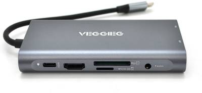 Разветвитель Veggieg USB-C 7-in-1 USB-C + 3xUSB 3.0 + HDMI + VGA + SD/T TC10-U