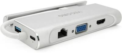 Разветвитель Veggieg USB-C 5-in-1 USB-C + 3xUSB 3.0 + HDMI + RJ45 0.1m TC07-S