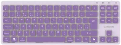 Клавиатура Canyon OnType 10 TKL Mechanical Silent Low-profile USB UA CNS-HKB10V