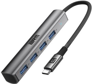 Разветвитель Armorstandart USB-C to 4USB Grey ARM69364