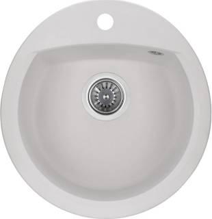 Мойка GRANADO RONDA white з сифоном (470*490mm.) gr2205