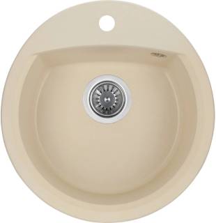 Мойка GRANADO RONDA ivory з сифоном (470*490mm.) gr2204