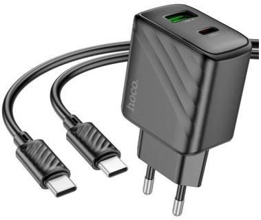 Зарядка HOCO CS23A USB-C PD30W + 1xUSB QC3.0 + cable USB-C to U 6942007609968