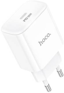 Зарядка HOCO C76A Pro Majestic USB-C PD30W White 6942007616300