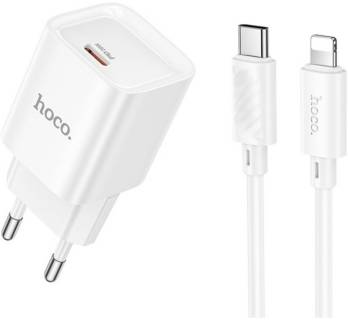 Зарядка HOCO C146A Charm USB-C PD20W + cable USB-C to Lightning 6942007630252