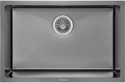 Мойка GRANADO Under top L STEEL S201 black GS09201B