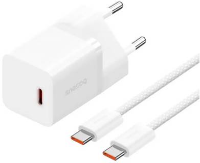 Зарядка Baseus GaN5 Fast Charger USB-C 30W + Cable 1.0m Type-C 10 P10110902213-00