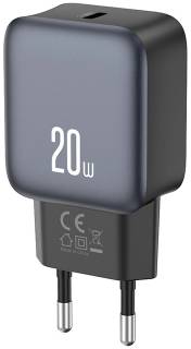 Зарядка XO USB-C PD20W Black L153.black