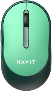Мышка HAVIT HV-MS78GT Wireless Black-Green 6939119041236
