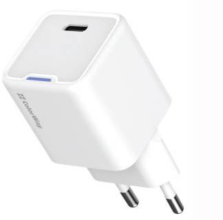Зарядка ColorWay C101C GaN Mini 20W PD PPS USB-C white CW-CHS059PD-WT