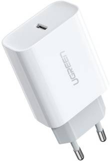 Зарядка Ugreen USB-C PD20W CD137 white 60450
