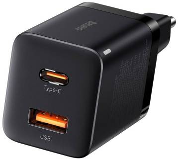 Зарядка Baseus Super Si Pro Quick Charger C+U 30W black CCSUPP-E01